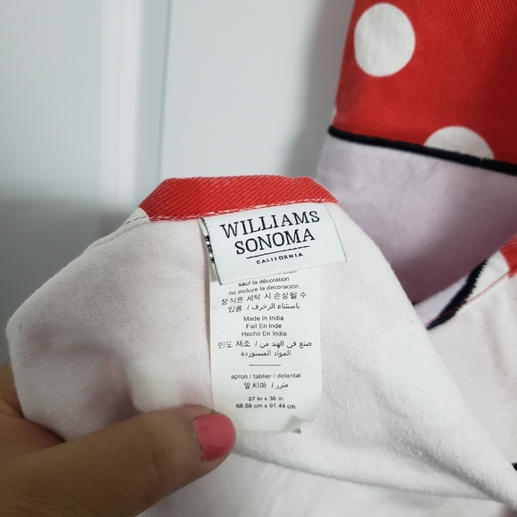 WILLIAMS SONOMA Minnie Mouse Adult Apron - Picture 11 of 14